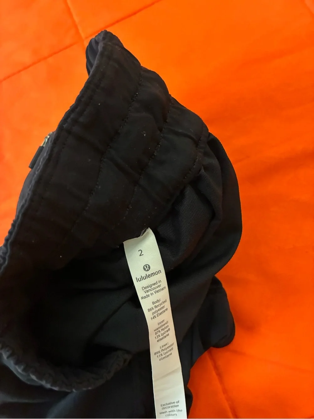 Lululemon Shorts Womens 2 Black Gym Athletic Activewear Running Sportswear